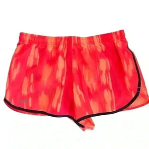 NEW with Tags Under Armour HeatGear Inner Brief Orange 3" Running Shorts